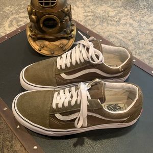 Vans Old school green mens sz 11